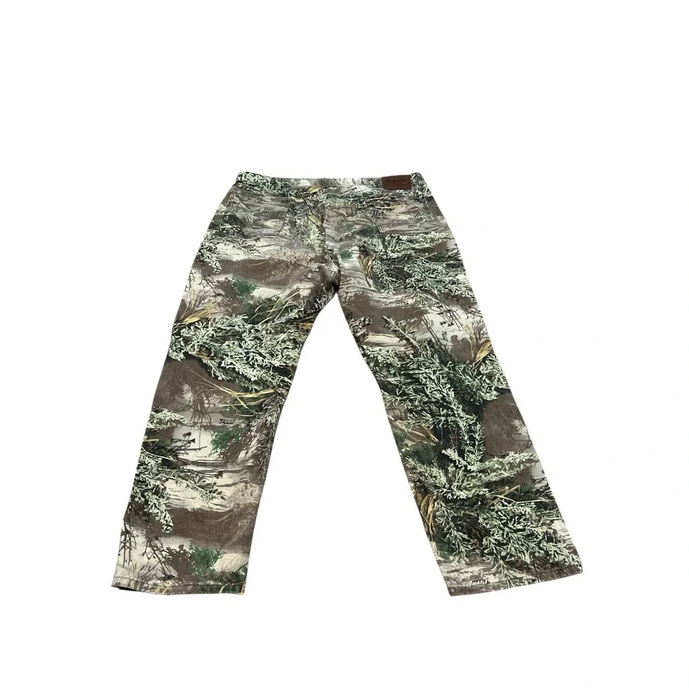 Vintage Wrangler Pro Gear Pants Mens 42x30 Advantage‎ Max 1 Camo Tree Green